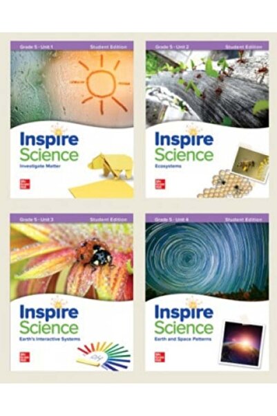 McDog مجموعة إلهام العلوم، إصدار الطالب المطبوع (الوحدات 1-4) الصف الخامس