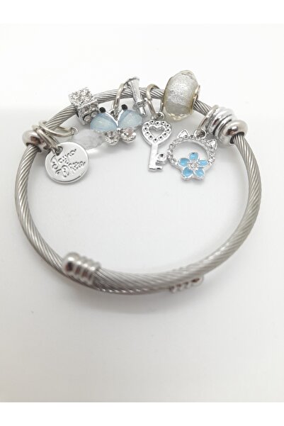 Zaradise Accessories سوار نسائي من الفولاذ المقاوم للصدأ موديل: 130601