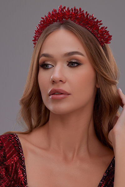 Hayalperest boncuk إكسسوار شعر نسائي من حجر الكريستال من ستيلا، تاج الأميرة ا...