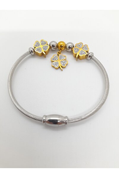 Zaradise Accessories سوار نسائي من الفولاذ المقاوم للصدأ موديل: 130606