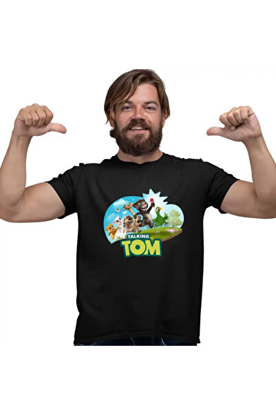 OEM Ανδρικό T-Shirt My Talking Tom All Team