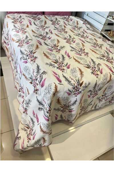 Turanyolu Colored Flower Patterned Single Pique – 160X240 cm |   Vibrant, Cheerful and Light Summer Comfort