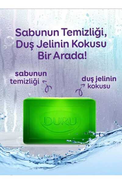 Duru Vegan Formula Solid Shower Soap with Olive Oil Extract – Set of 4 Natural Soaps