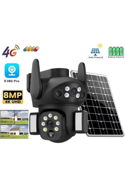 Promagg 4G Two Way Audio Voice Alarm PTZ Camera with Microphone Audio SIM Card