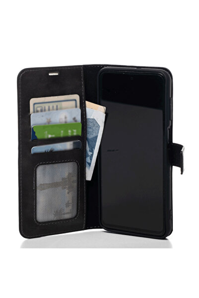 Tılsım Tekno Oppo Reno 13F 5g Genuine Leather Wallet Flip Cover Wallet Quality Luxury Case