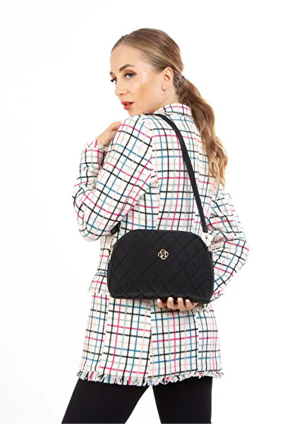 GOLDBAGS Women's Quilted Cross Shoulder Bag