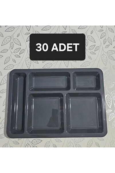 ztm ztm home 30'lu 5 Gözlü Tabldot Polikarbon Kırılmaz ve Hafif (30 Adet)