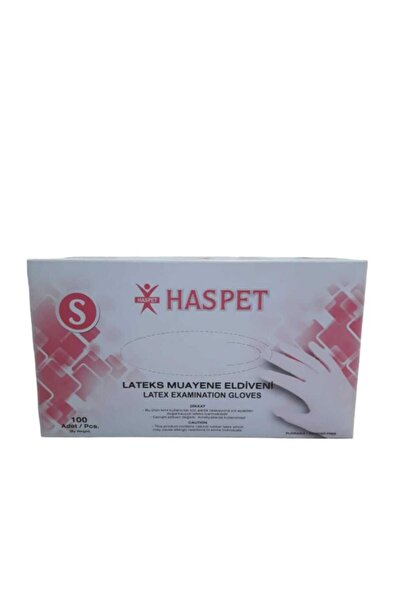 Tugrada Mănuși din latex fără pudră Haspet, mărimea S – de unică folosință, 1...