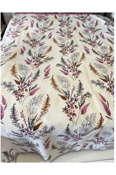 Turanyolu Colored Flower Patterned Single Pique – 160X240 cm |   Vibrant, Cheerful and Light Summer Comfort