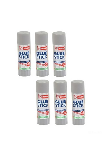 Mikro Set of 6 Stick Adhesives - 9 Gr Practical and Clean Application