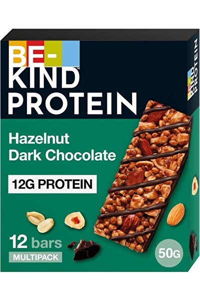 BE-KIND عبوة من ١٢ قطعة بروتين بالبندق والشوكولاتة الداكنة، وزن كل قطعة ٥٠ غرام