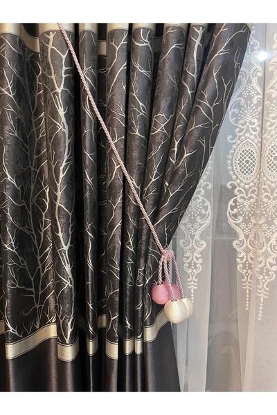 ÖzenEvim Fon Perde Toplama Aparatı Kornişe Takmatik Pink White Ceiling Bindin...