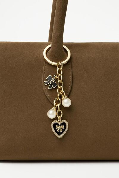 Çantacımstore Bag Charm Keychain Accessory S-Heart No: 1002