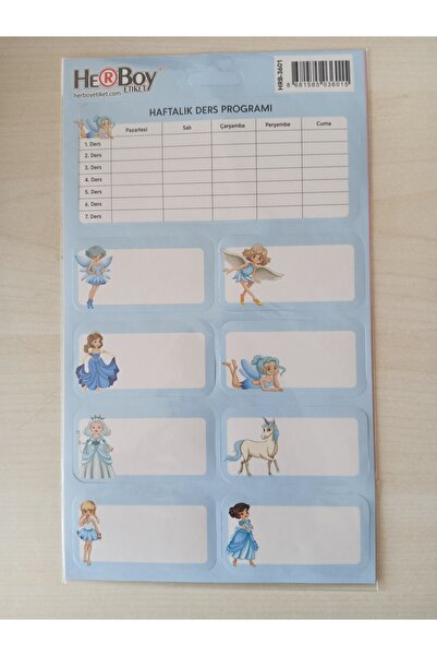 Turanyolu Herboy Label - Capture the Organization with 3 Sheets in a Pack, a ...