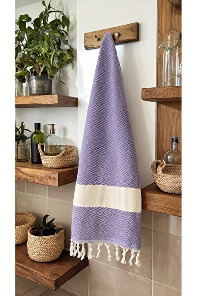 KIZILELMADA منشفة بيتشتيمال أرجوانية ماسية للجنسين – استخدام أنيق وعملي، 100%...