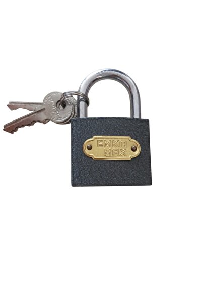 Emka Gray Padlock 50 mm – Safe Choice for Home, Warehouse and Garden