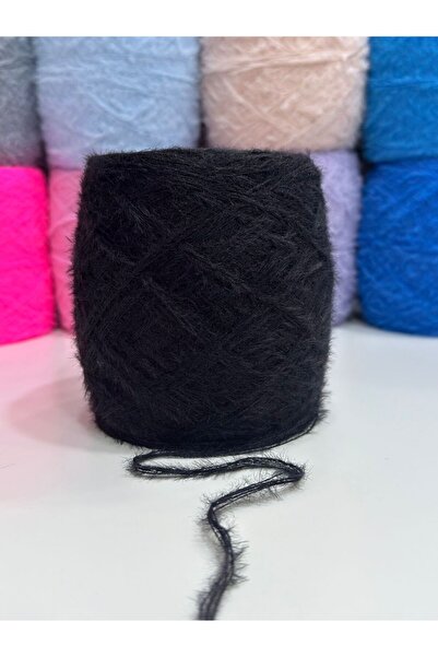DmrTuhafiye خيط صوف للحياكة اليدوية 200 جرام - أسود
