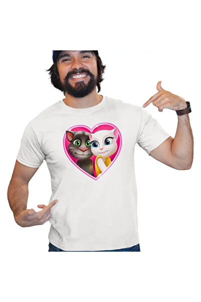 OEM Τρικού Μπαρμπάτι Ο Μιλώντας Τομ μου Άντζελα Αγάπη Ημέρα του Αγίου Βαλεντίνου