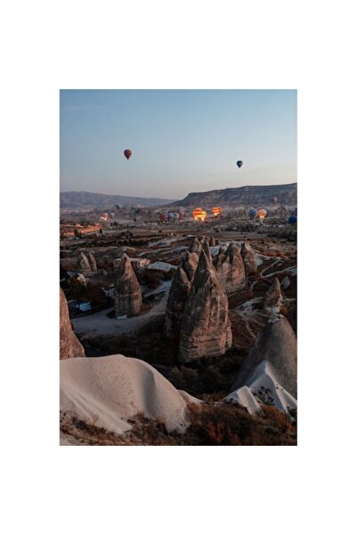 OEM Tablou canvas premium, peisaj Cappadocia Turcia baloane cu aer cald, 120x...