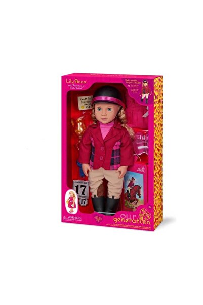 Our Generation Horse Riding Doll 46 cm Ages 3+ - Lily Anna