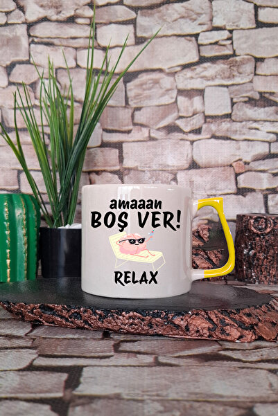 qoeuyl boutique Safe Forget It Printed Mug, Gift for a Friend, Colorful Handle Cup-Mug