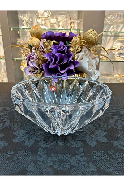 Santara ΔΙΑΚΟΣΜΗΤΙΚΟ ΠΙΑΤΟ & ΜΠΟΛ & ΒΑΣΗ ΠRESENTΑΤΙΩΝ AVANGARDE ΚΑΛΙΝ ΓΛΑΣΤΡΟ ΠΛΑΤΟΣ:24,5cm ΎΨΟΣ:12,5cm