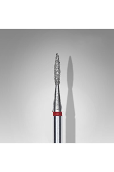 STALEKS Elmas Manikür Freze Ucu Sivri Uçlu Ateş Model Kırmızı 016 FA11R016-8