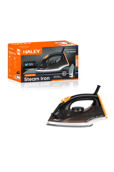 HALEY Fier de călcat cu abur HY-2033, 2000W, Talpă antiaderentă, Rezervor 240ml, Funcție Abur
