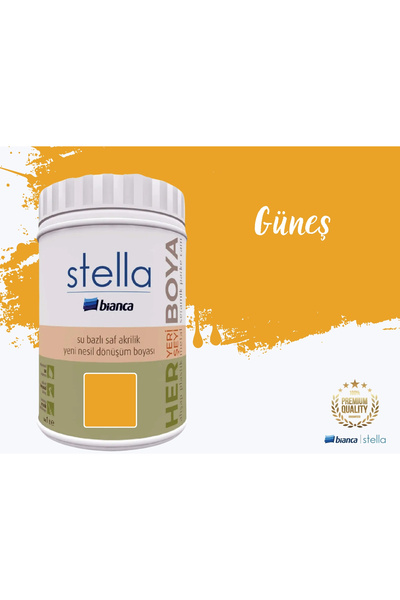 Bianca Stella Su Bazlı Saf Akrilik Boya 1 Litre