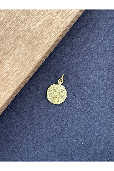 Rupen Kraft 925 Ayar T 3Lü Helezon Sonsuzluk Gümüş Kolye Ucu Madalyon Sonsuzluk Kolye Ucu