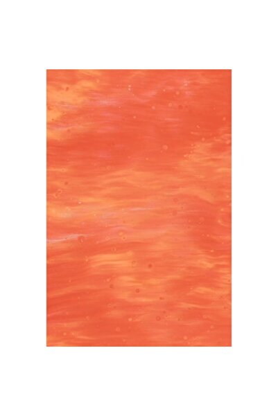 OEM Tablou Canvas Premium, Pictură abstractă valuri portocalii, 60 x 60