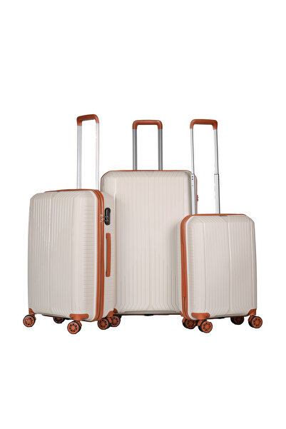 GROUND Sirius Gar 3’lü Valiz Seti Kemik Taba - 10728