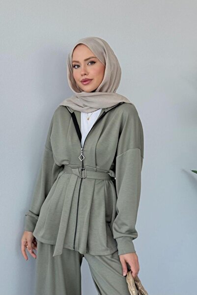 Şulemoda Giyim Polo Pantolon Pensli Takım Haki