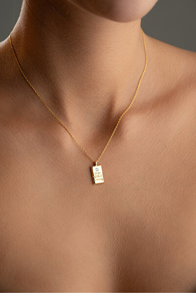 Silvano Jewelry 925 Ayar Gümüş Külçe Kolye