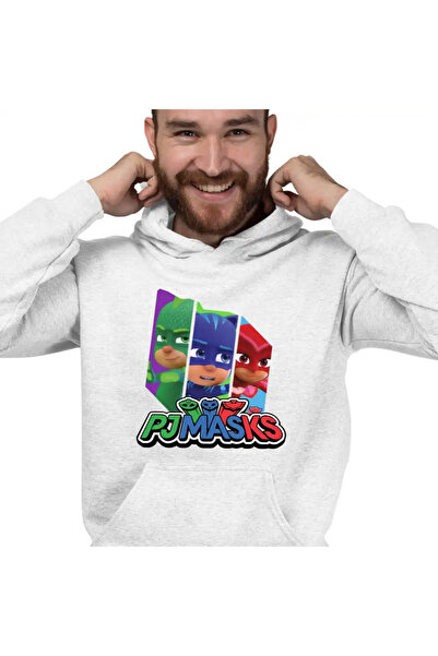 OEM Ανδρικό Φούτερ με Κουκούλα Heroes in Pijamas PJ Masks Team