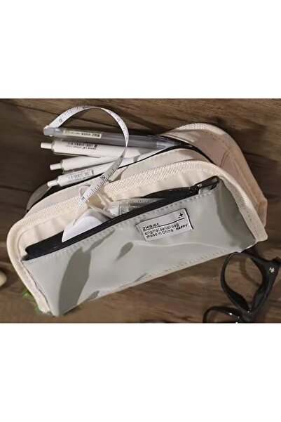 Meyra Accessories Large Capacity Canvas Waterproof Luxury Large Capacity Pencil Case Wallet Preschool Cute Gift