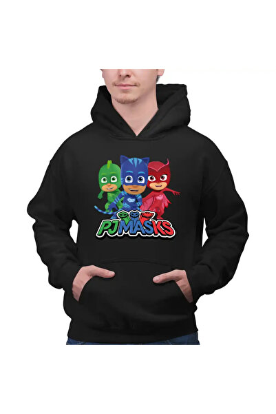OEM Мъжки суичър с качулка Pj Masks Heroes Pajamas Crew