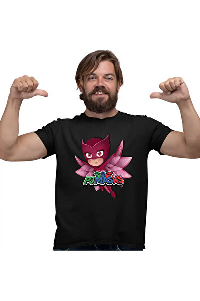 OEM Ανδρικό T-shirt Pj Masks Owlette Heroes Pajamas
