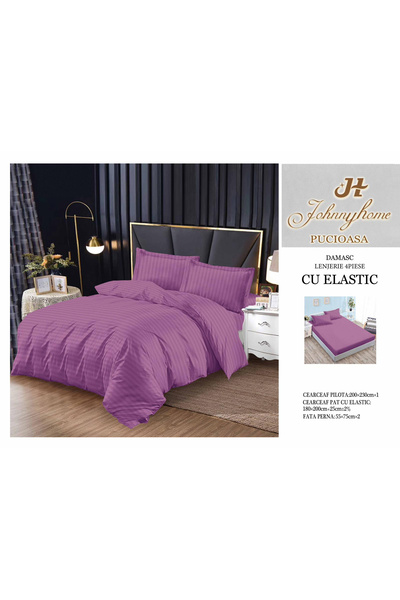 FIONNA.RO Cotton Damask Underwear With Elastic - Magenta Pink