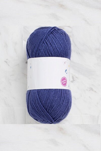 ForWhat Snur de tricotat manual albastru închis pentru birou, acasă, birou, h...