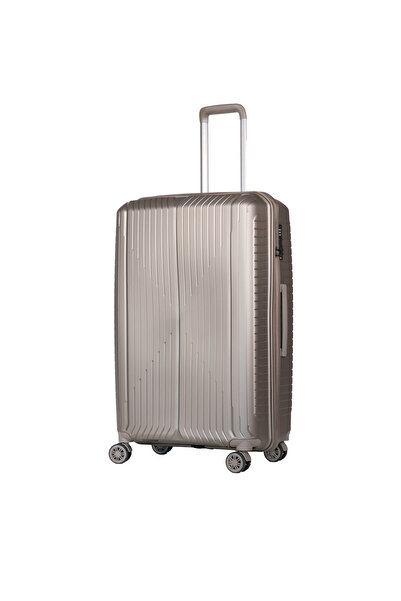 GROUND Sirius Büyük Boy Valiz Krom - 10728