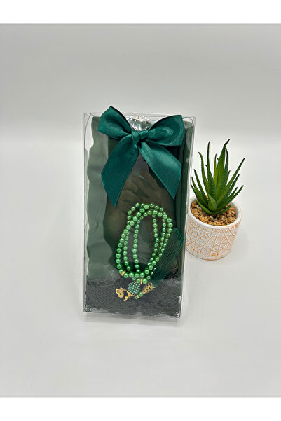 lenagiftworkshop ZÜMRÜTYEŞİLİ Çeyizlik, Hediyelik, Bohçalık, Kutulu Örtü ve T...