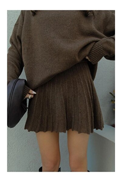 MEECY Women's Knitwear Sweater Skirt Mirana Set