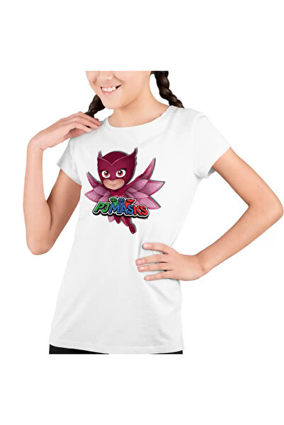 OEM Kids Girls Pj Masks Owlette Heroes Pajamas T-Shirt