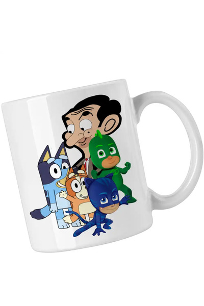 OEM Cana Bluey Mr Bean Eroii in Pijama Pj Masks