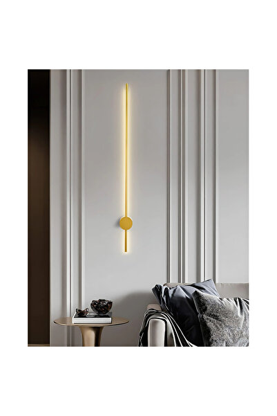 ETRONIK مصباح حائط LED حديث باللون الذهبي، شريط إضاءة طويل بسيط لغرفة النوم، ...