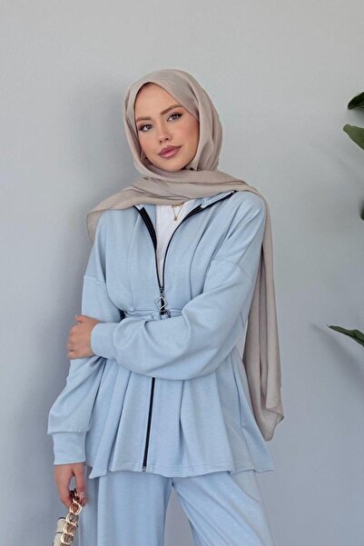 Şulemoda Giyim Polo Pantolon Pensli Takım Mavi