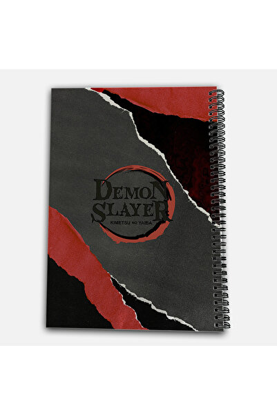 Define Moyas Demon Slayer Kokushibo Striped A4 School Notebook 72 Sheets Model 1