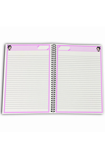 Define Moyas Demon Slayer Shinobu Striped A4 School Notebook 72 Sheets Model 2