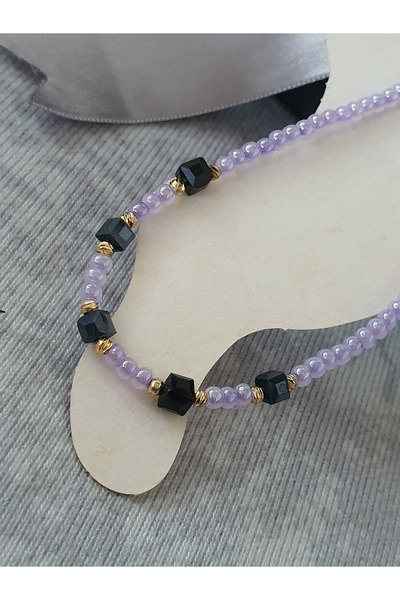 by Natalie Glass Beads and Crystal Anklets Are Handmade with Special Designs
